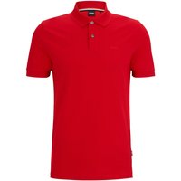 BOSS Unifarbenes Piqué-Poloshirt mit kleiner Label-Stickerei in XL von Boss