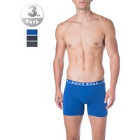 BOSS Herren Trunks blau Baumwolle & Mix unifarben von Boss