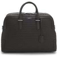 BOSS Weekender Ledertasche mit Flechtmuster und Schloss in 0 von Boss