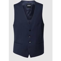 BOSS Weste mit Paspeltaschen Modell 'Huge Vest' in Blau, Größe 52 BOSS Weste mit Paspeltaschen Modell 'Huge Vest' in Blau, Größe 52 von Boss