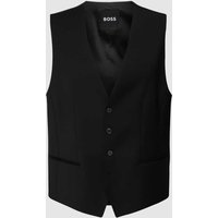 BOSS Weste mit Paspeltaschen in Black, Größe 52 BOSS Weste mit Paspeltaschen in Black, Größe 52 von Boss