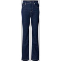 BOSS Wide-Leg-Fit Bootcut Jeans aus Baumwoll-Mix Modell 'LYRIS' in Dunkelblau, Größe 29/32 BOSS Wide-Leg-Fit Bootcut Jeans aus Baumwoll-Mix Modell 'LYRIS' in Dunkelblau, Größe 29/32 von Boss