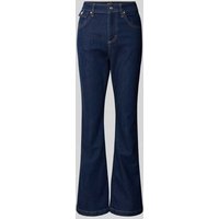 BOSS Wide-Leg-Fit Bootcut Jeans aus Baumwoll-Mix Modell 'LYRIS' in Dunkelblau, Größe 30/32 von Boss