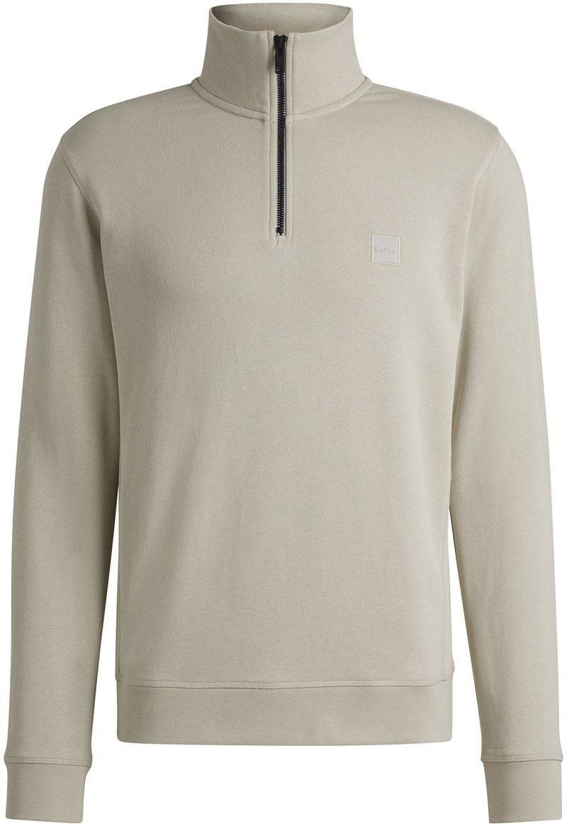 BOSS Zetrust Halfzip Pullover Hellbeige - Größe 3XL von Boss