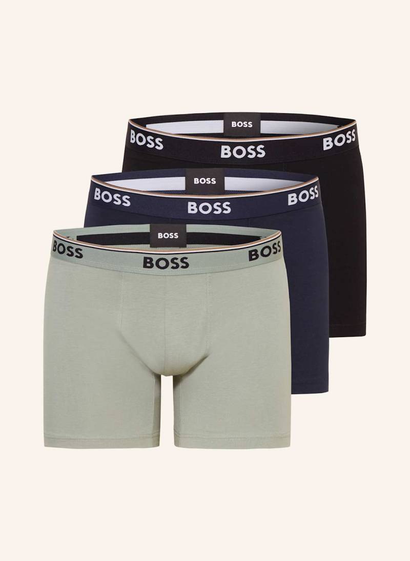 Boss 3er-Pack Boxershorts Power schwarz von Boss