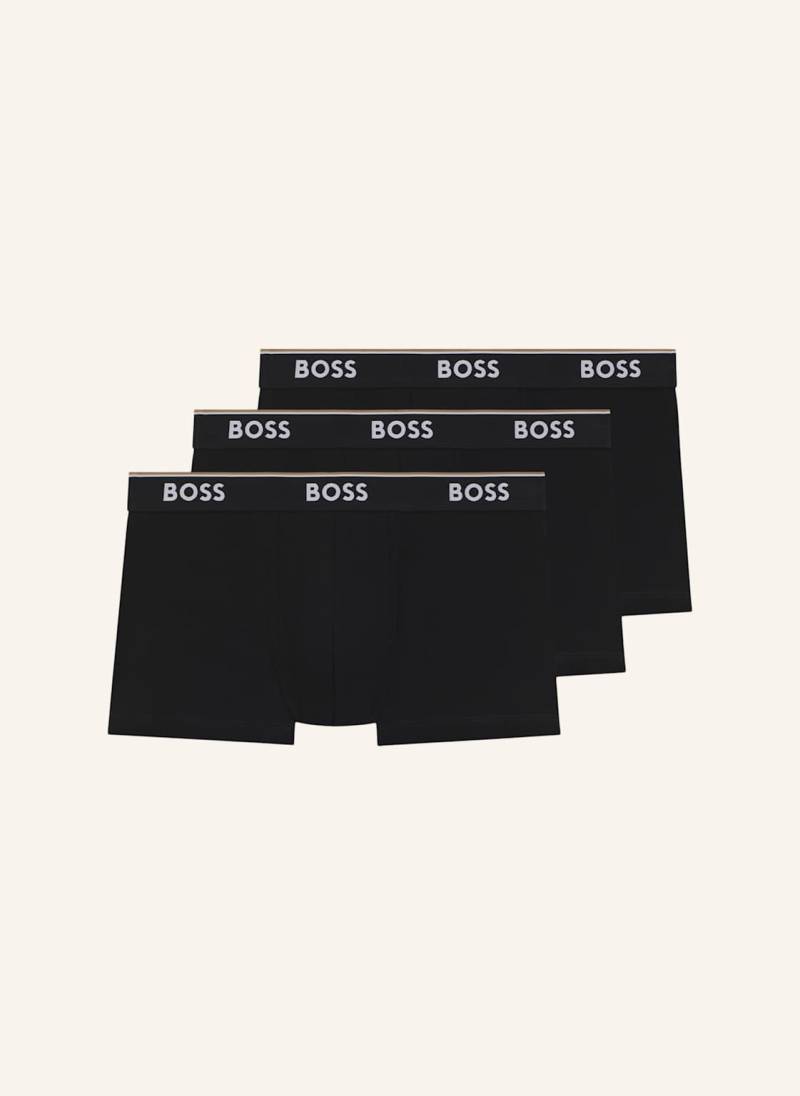 Boss 3er-Pack Boxershorts Power schwarz von Boss
