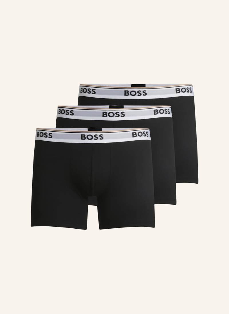 Boss 3er-Pack Boxershorts Power schwarz von Boss