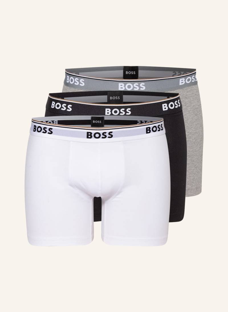 Boss 3er-Pack Boxershorts Power weiss von Boss