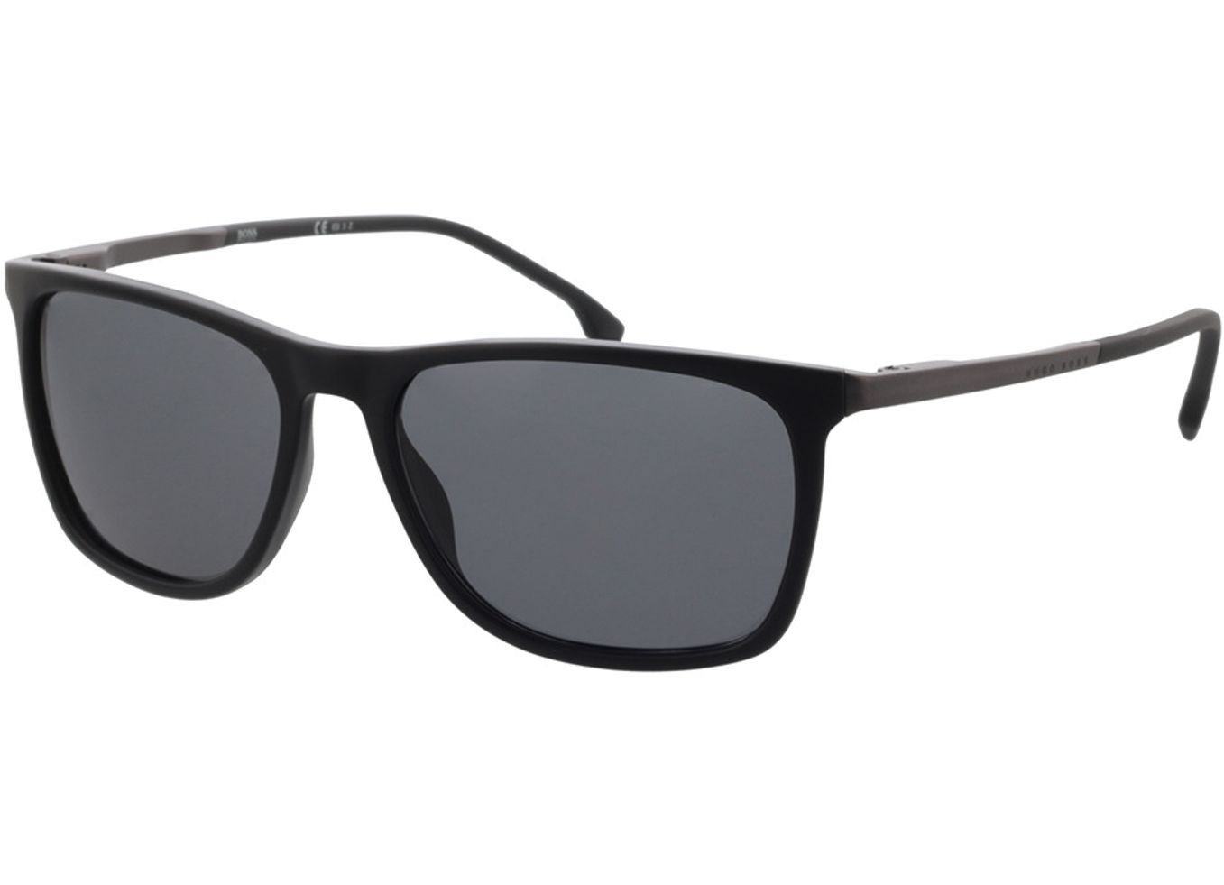 Boss BOSS 1249/S 003 56-16 Sonnenbrille ohne Sehstärke, Herren, Vollrand, Eckig von Boss