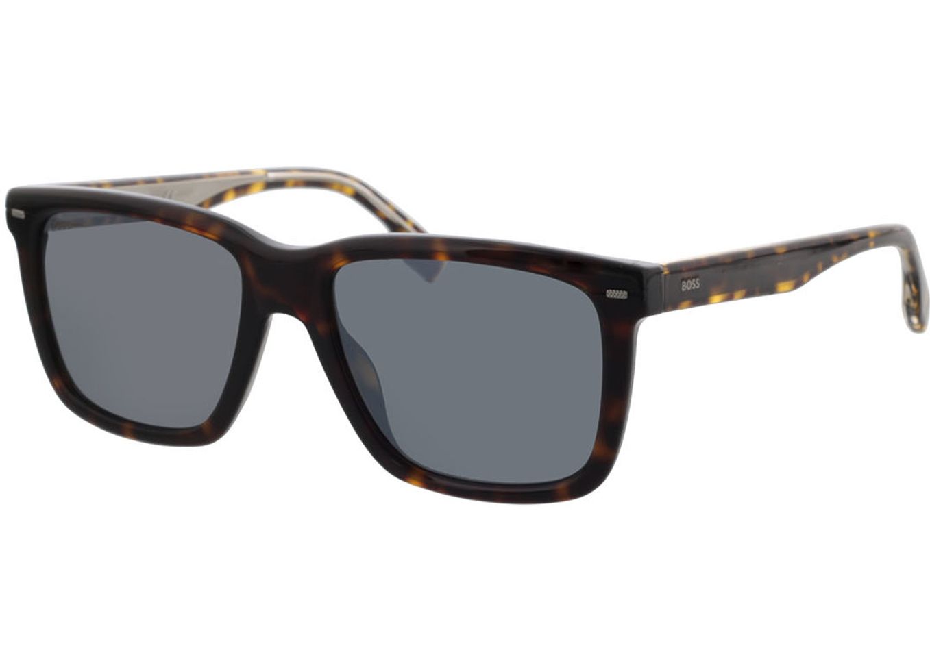 Boss BOSS 1317/S 086 55-18 Sonnenbrille mit Sehstärke erhältlich, Herren, Vollrand, Rechteckig von Boss