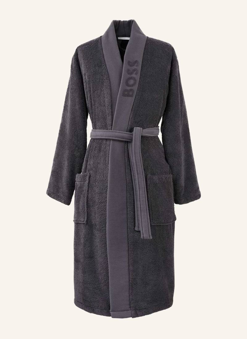 Boss Bademantel Plain grau von Boss