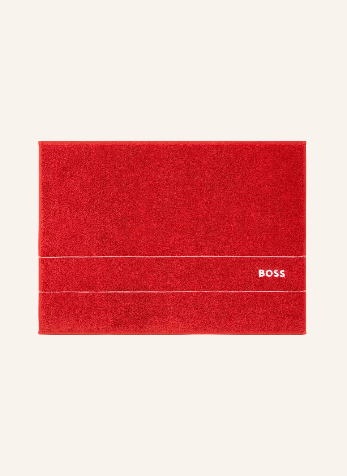 Boss Badematte Plain rot von Boss