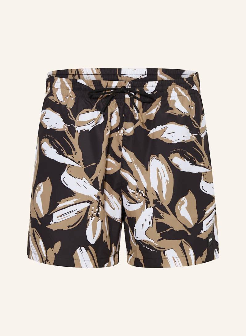 Boss Badeshorts Piranha schwarz von Boss