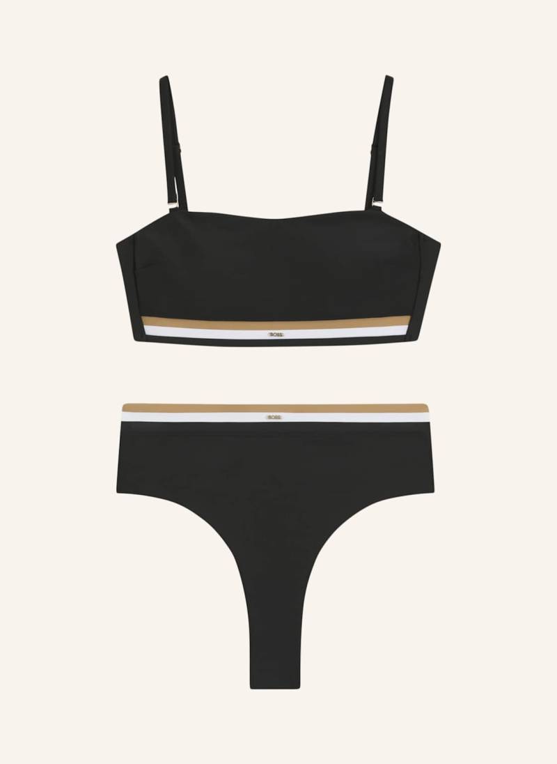 Boss Bikini-Unterteil Iconic Hw Brazilian schwarz von Boss
