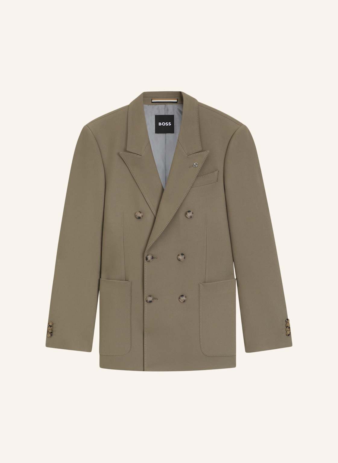 Boss Blazer C-Callum-Db-Peak-254 Relaxed Fit braun von Boss