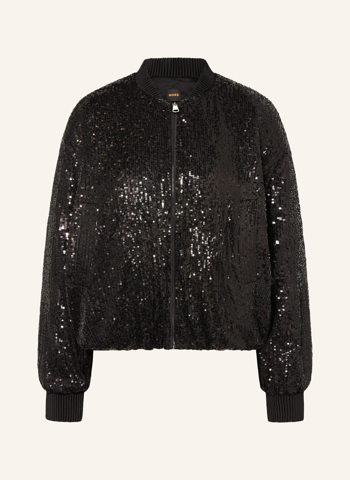 Boss Blouson Jilloi Mit Pailletten schwarz von Boss