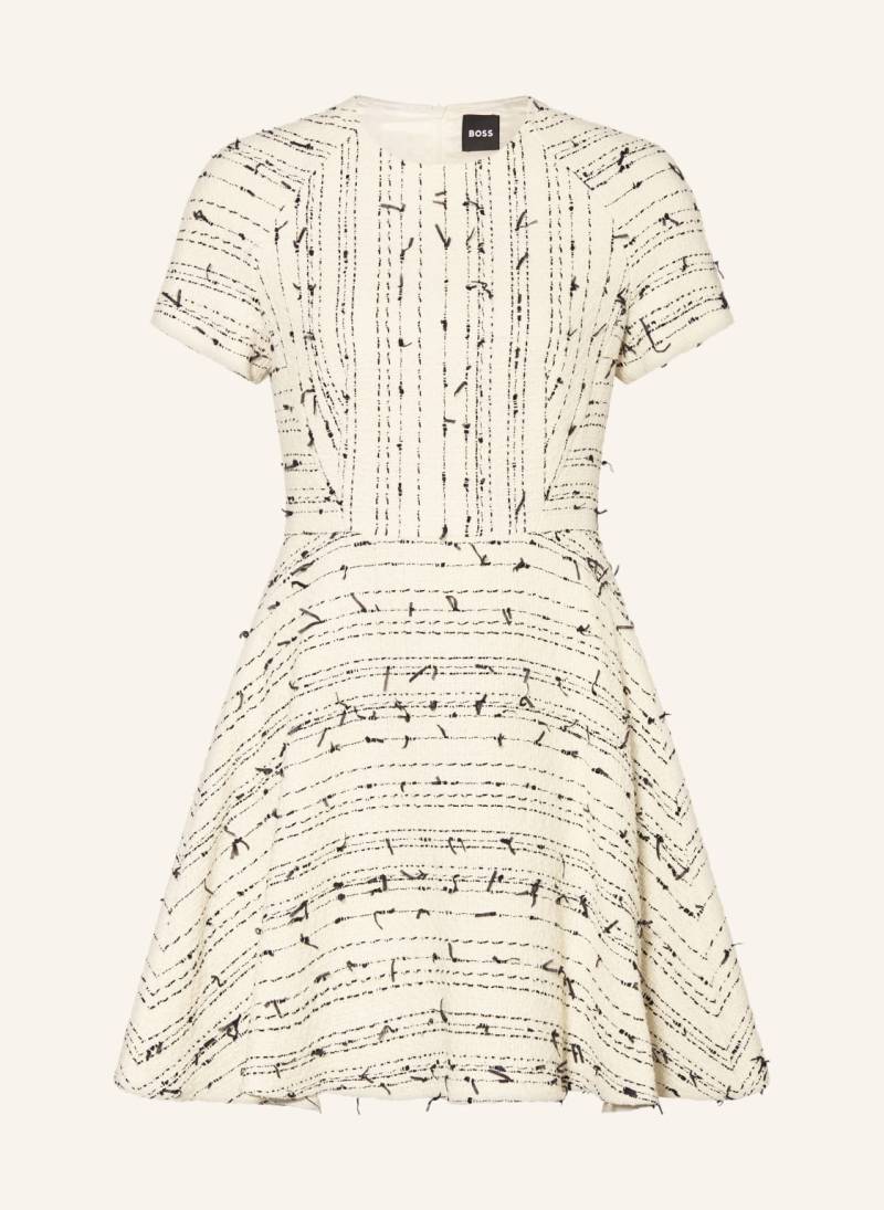 Boss Bouclé-Kleid Datarni weiss von Boss