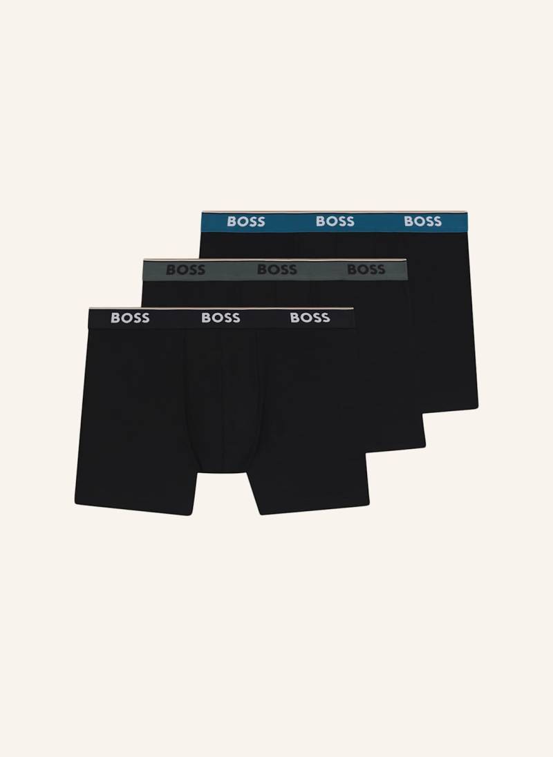 Boss Boxershort Boxerbr 3p Power blau von Boss