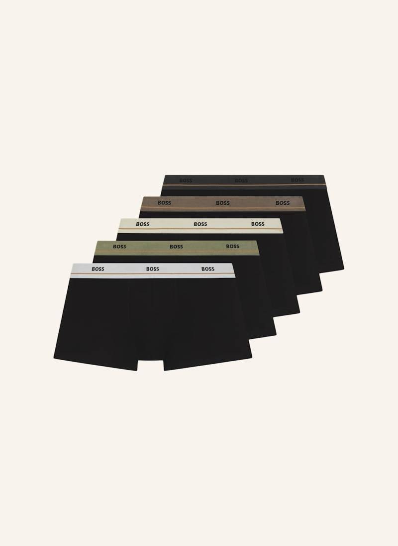 Boss Boxershort Trunk 5p Essential schwarz von Boss