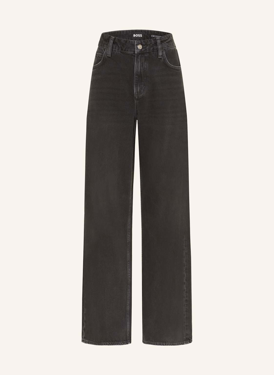 Boss Boyfriend Jeans Crossroad schwarz von Boss