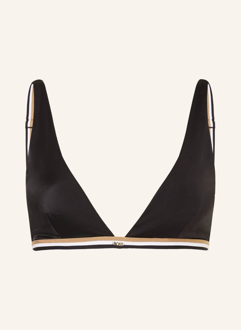 Boss Bralette-Bikini-Top Iconic schwarz von Boss