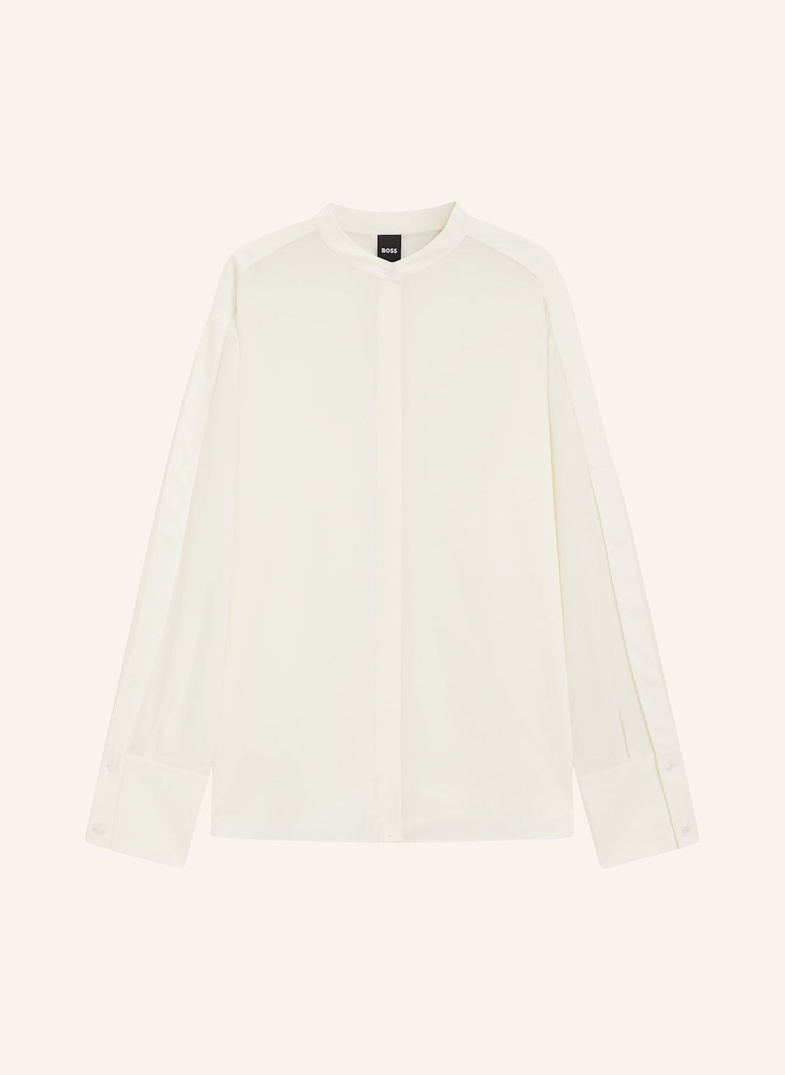 Boss Business Bluse boplin1 Regular Fit beige von Boss