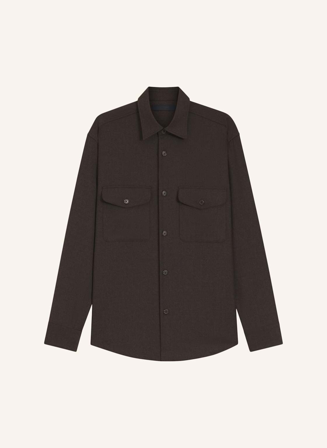 Boss Business Hemd H-Cruz-Kent-2P_Db Relaxed Fit braun von Boss