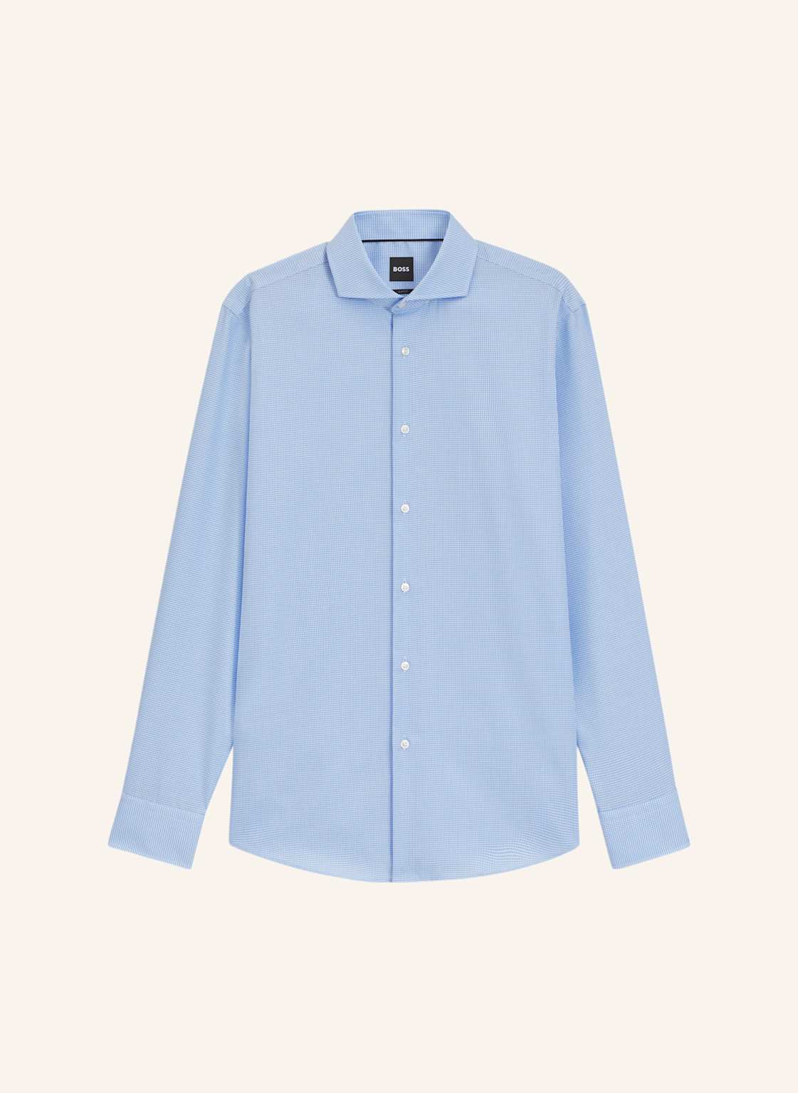 Boss Business Hemd H-Hank-Spr-b1-c1-253 Slim Fit blau von Boss