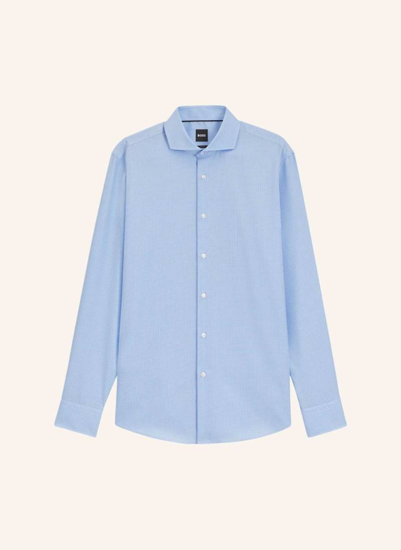 Boss Business Hemd H-Hank-Spr-b1-c1-253 Slim Fit blau von Boss