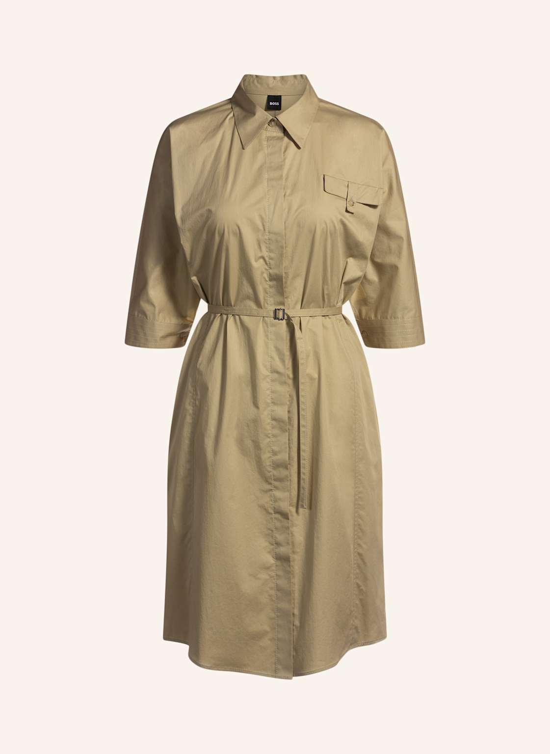 Boss Business Kleid Dirisia Relaxed Fit beige Boss Business Kleid Dirisia Relaxed Fit beige von Boss