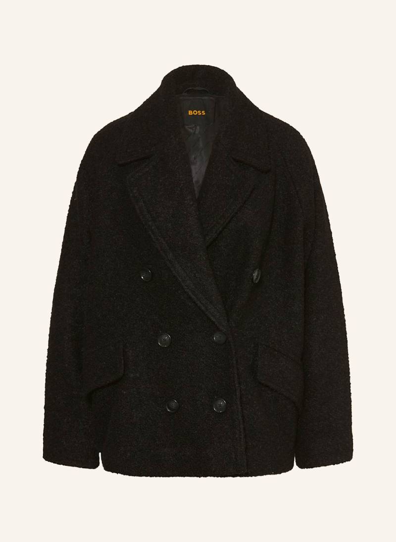 Boss Cabanjacke Cabani Aus Bouclé schwarz von Boss