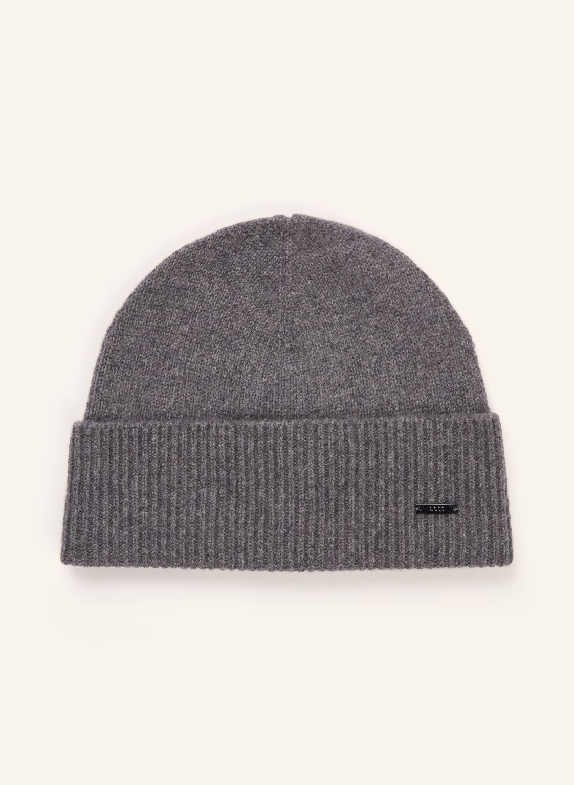 Boss Cashmere-Mütze Honesto grau von Boss