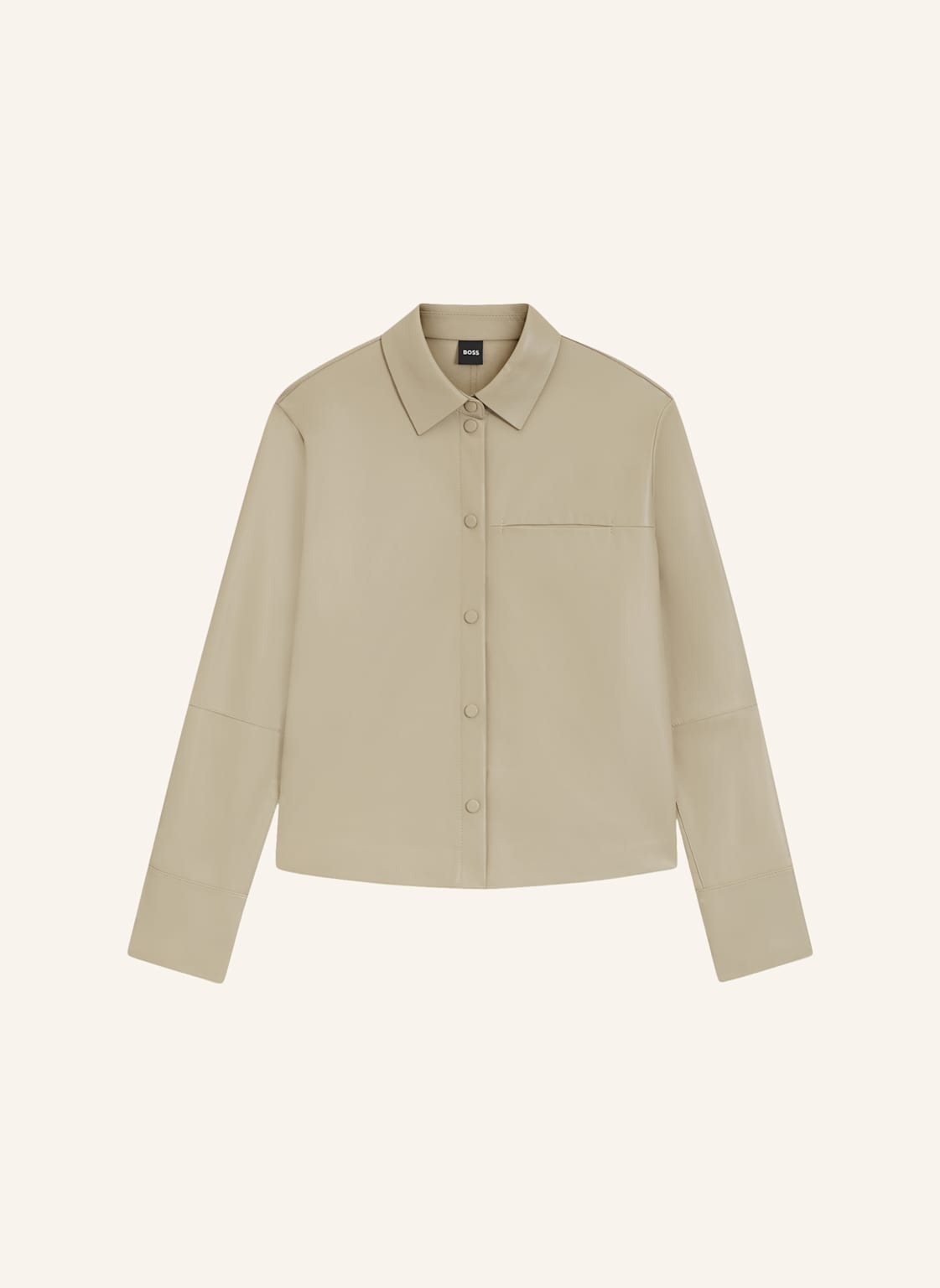 Boss Casual Bluse Suri Regular Fit beige von Boss