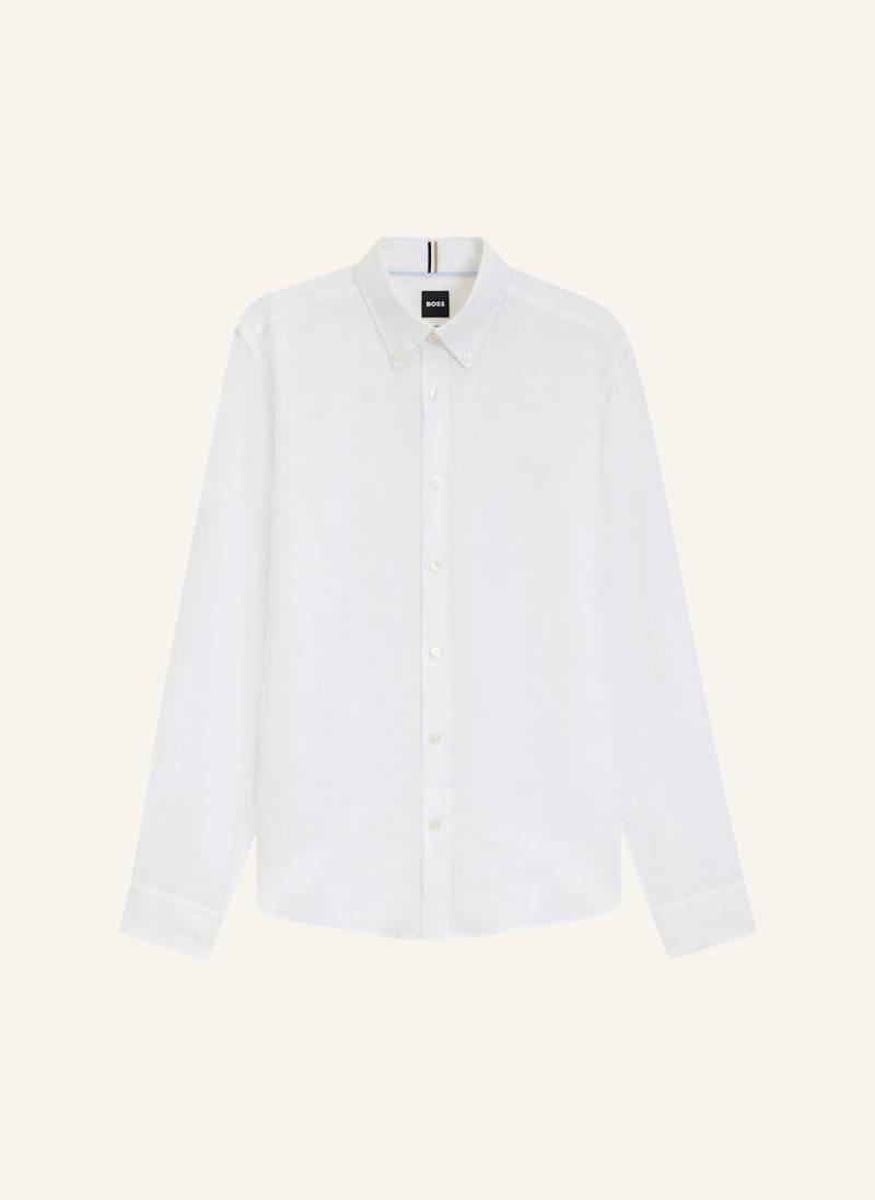 Boss Casual Hemd H-Roan-Bd-E-c1-253 Slim Fit weiss von Boss