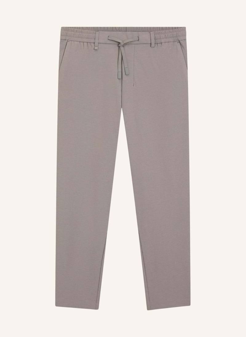 Boss Casual Hose Tr_Basin Waffle Tapered Fit grau von Boss