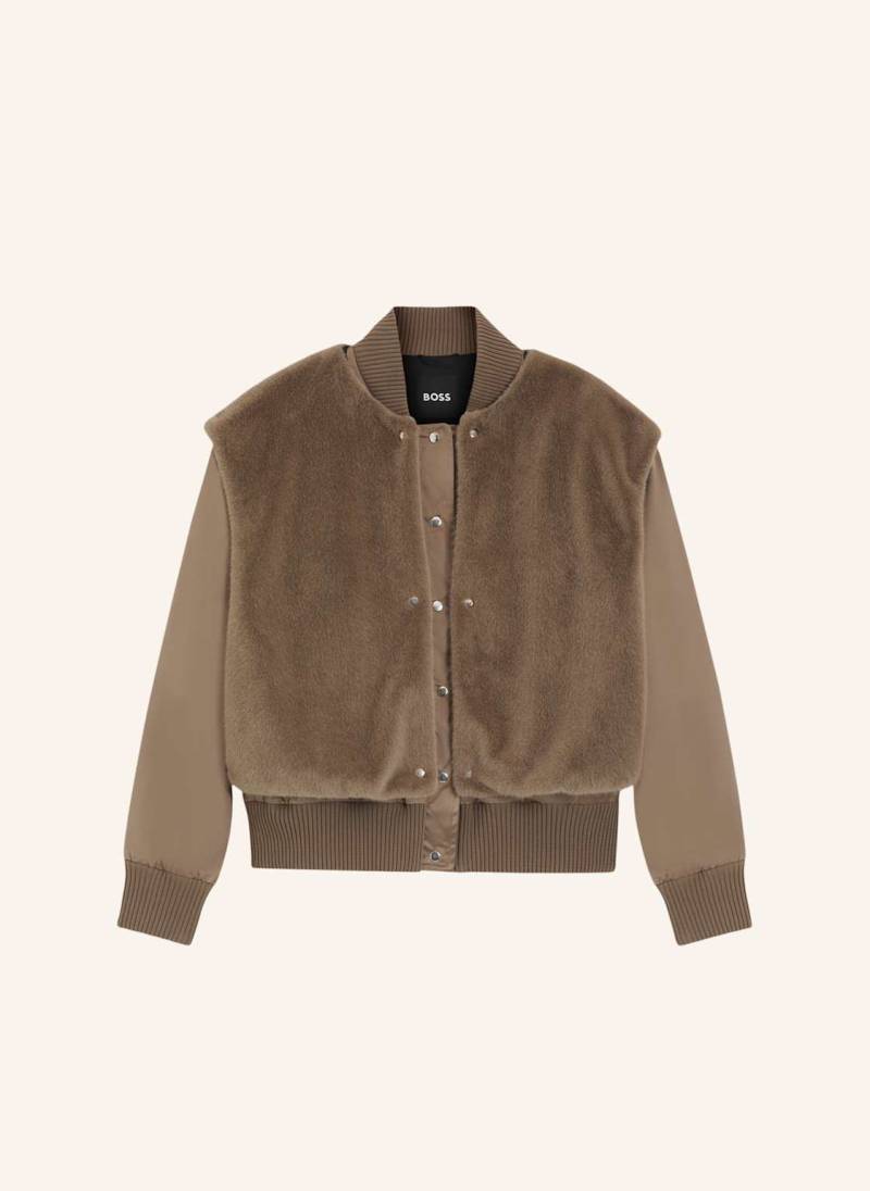 Boss Casual Jacke Pettica Regular Fit braun von Boss