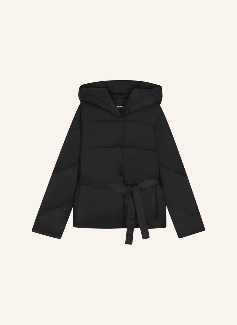 Boss Casual Jacke Plyssa Regular Fit schwarz von Boss