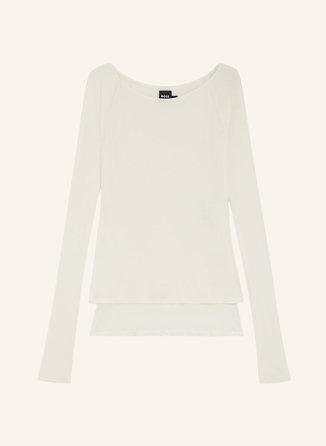 Boss Casual Top edupla1 Slim Fit beige von Boss