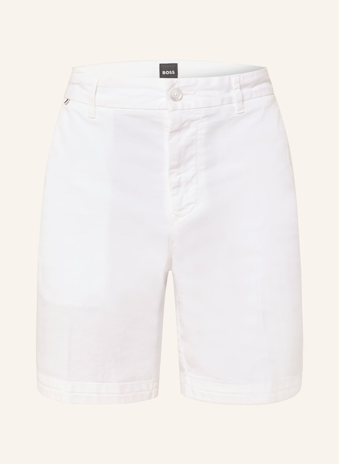 Boss Chinoshorts Regular Fit weiss von Boss