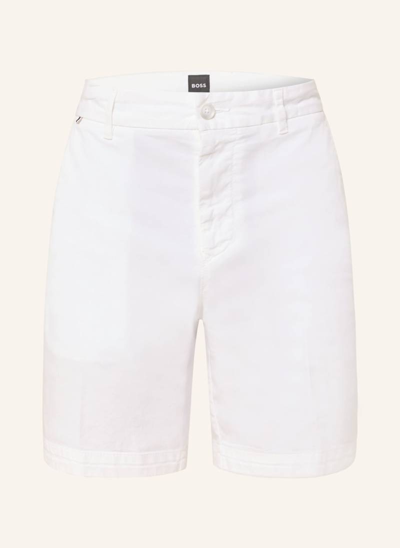 Boss Chinoshorts Regular Fit weiss von Boss