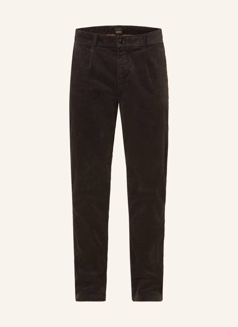 Boss Cordchino Tapered Fit schwarz von Boss