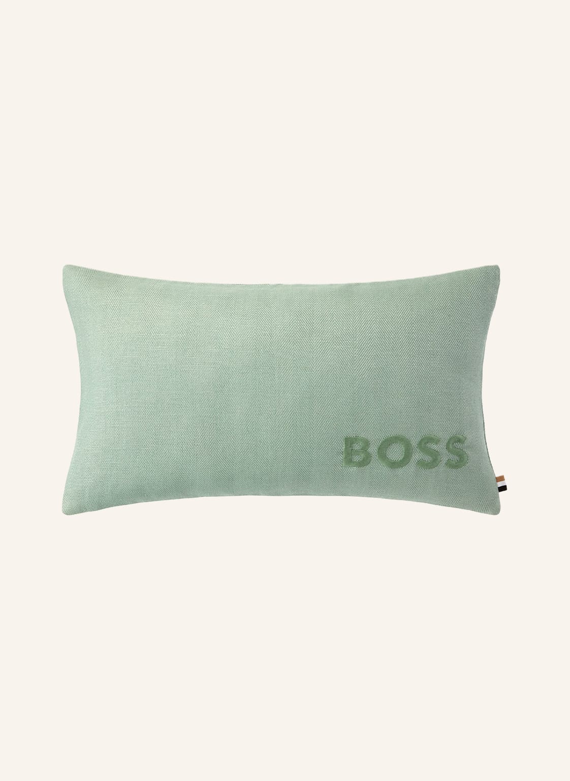 Boss Dekokissen Linobold Kissen gruen von Boss