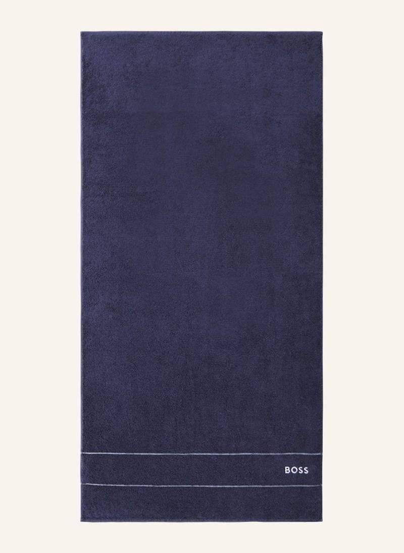 Boss Duschtuch Plain blau von Boss