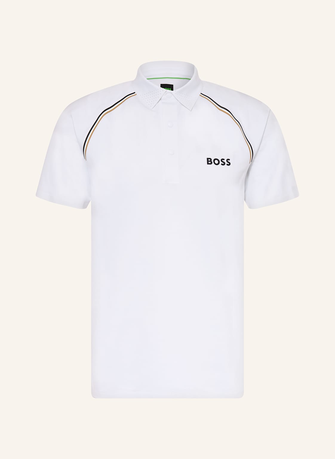 Boss Funktions-Poloshirt Patteo Toc weiss Boss Funktions-Poloshirt Patteo Toc weiss von Boss