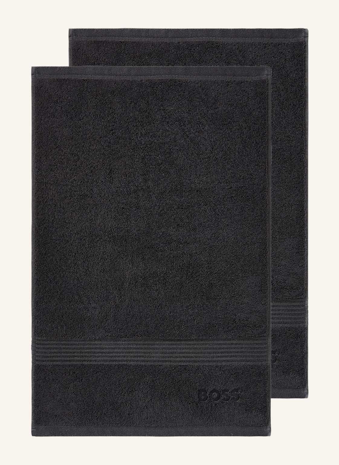 Boss Gästetuch 2er Set Loft schwarz von Boss