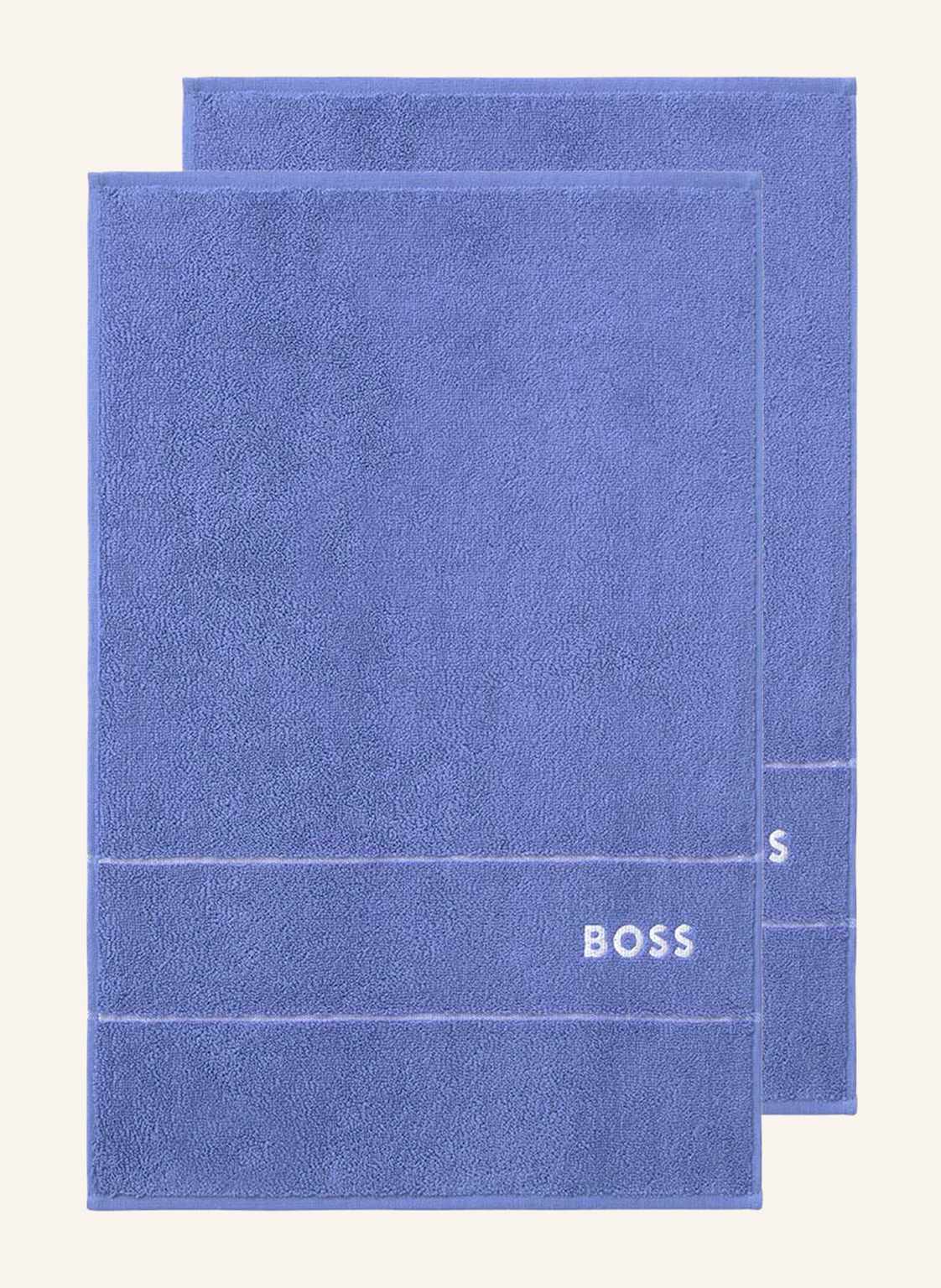 Boss Gästetuch 2er Set Plain blau von Boss