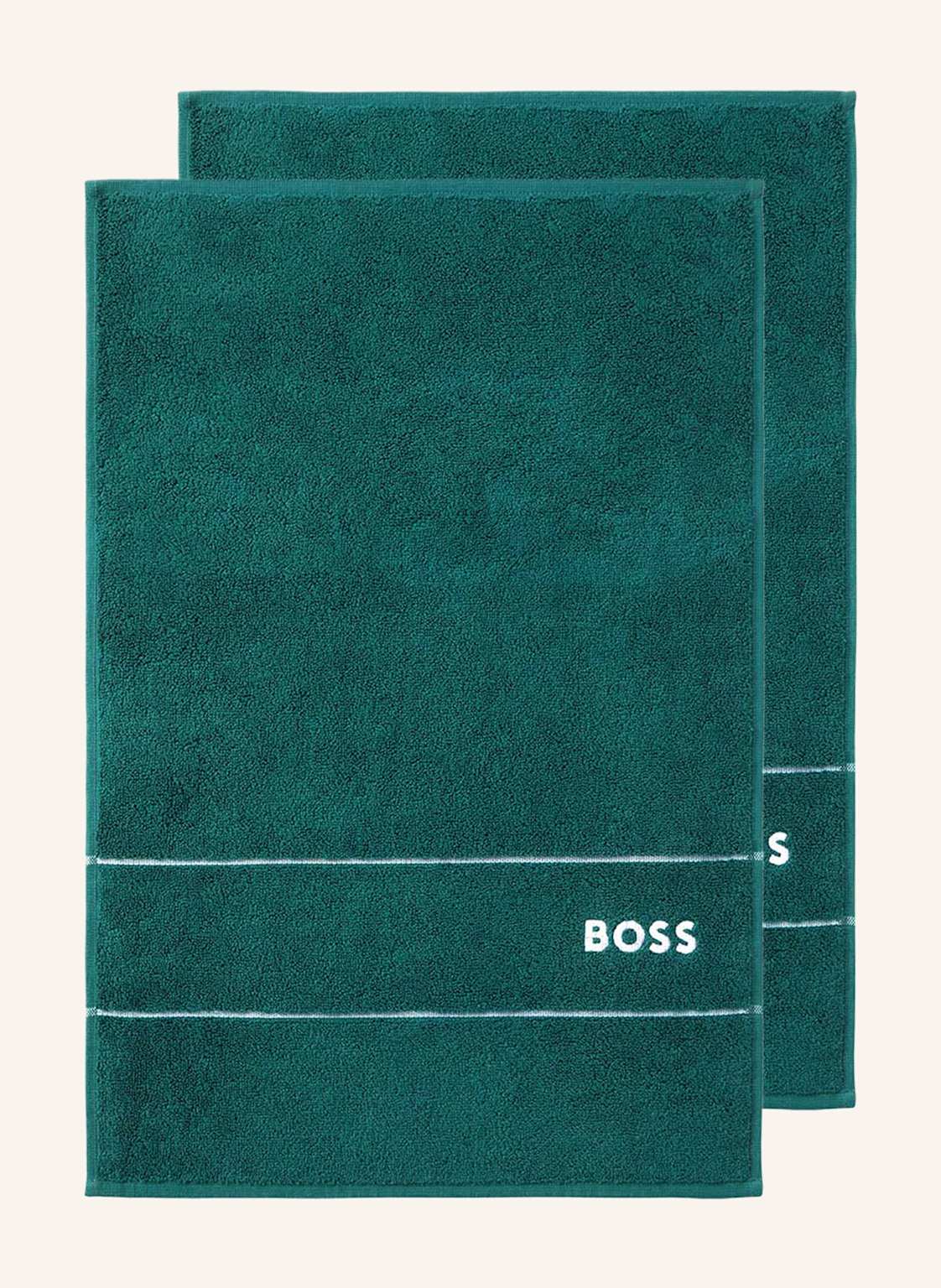 Boss Gästetuch 2er Set Plain gruen Boss Gästetuch 2er Set Plain gruen von Boss
