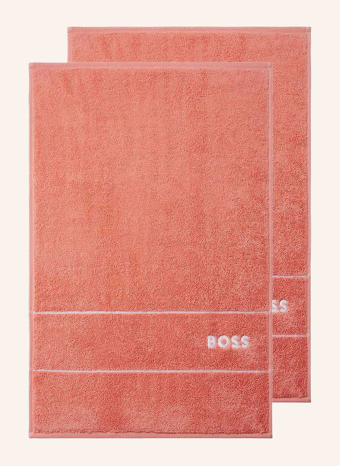 Boss Gästetuch 2er Set Plain orange Boss Gästetuch 2er Set Plain orange von Boss