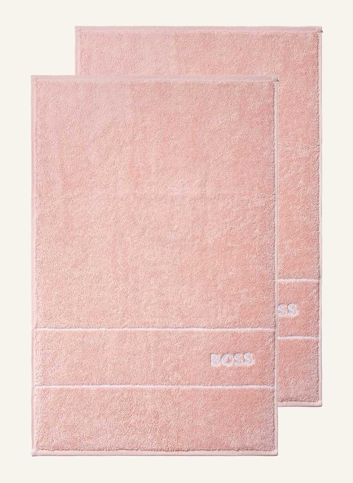 Boss Gästetuch 2er Set Plain pink Boss Gästetuch 2er Set Plain pink von Boss