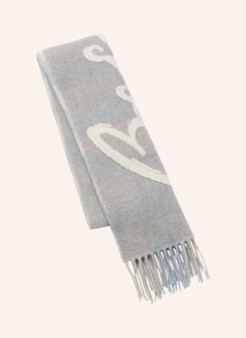 Boss Gewebter Schal Cecy_28*196 grau von Boss